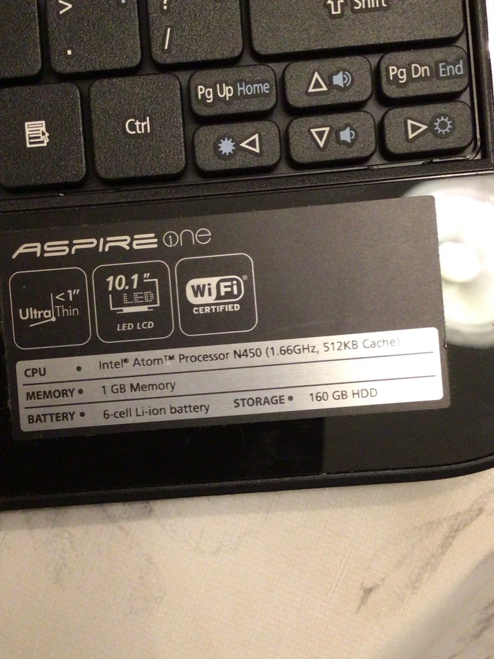 Acer Purple Compact Laptop with Gloss Finish   Acer  aspire one  lost in time